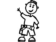 Family Sticker Boy 173